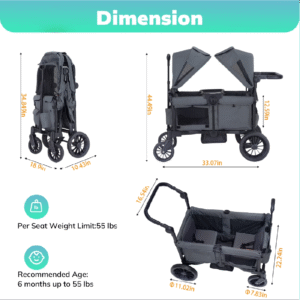 stroller wagon dimensions
