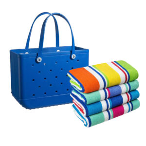 beach bag & 4 beach towels package